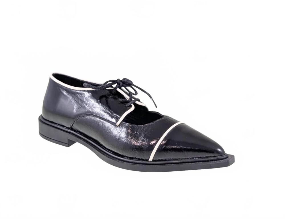 NEW ATELIERS women's carolina flats in black
